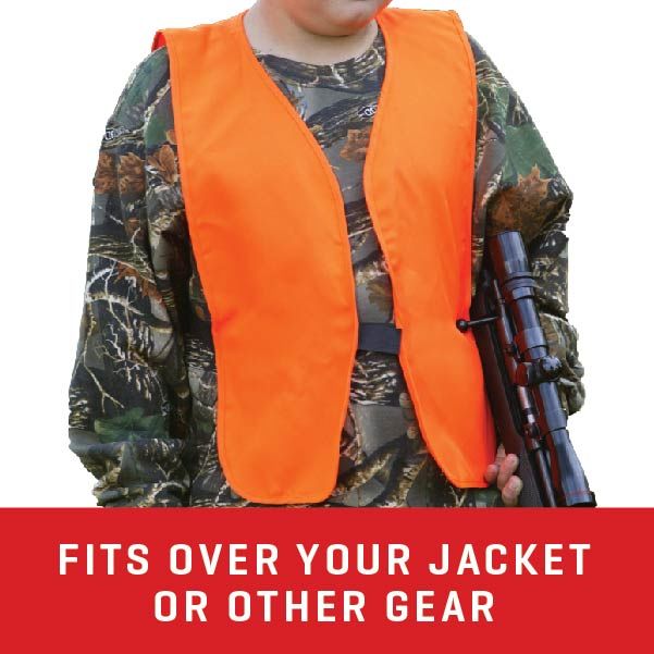 Allen- Youth Hunting Vest Blaze Orange