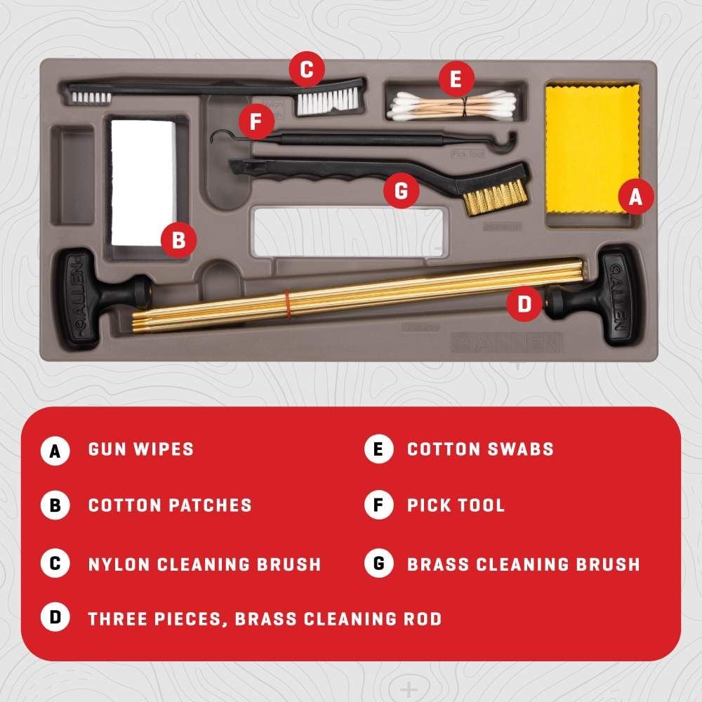 Allen- Ultimate Gun Cleaning Kit 65 Pieces