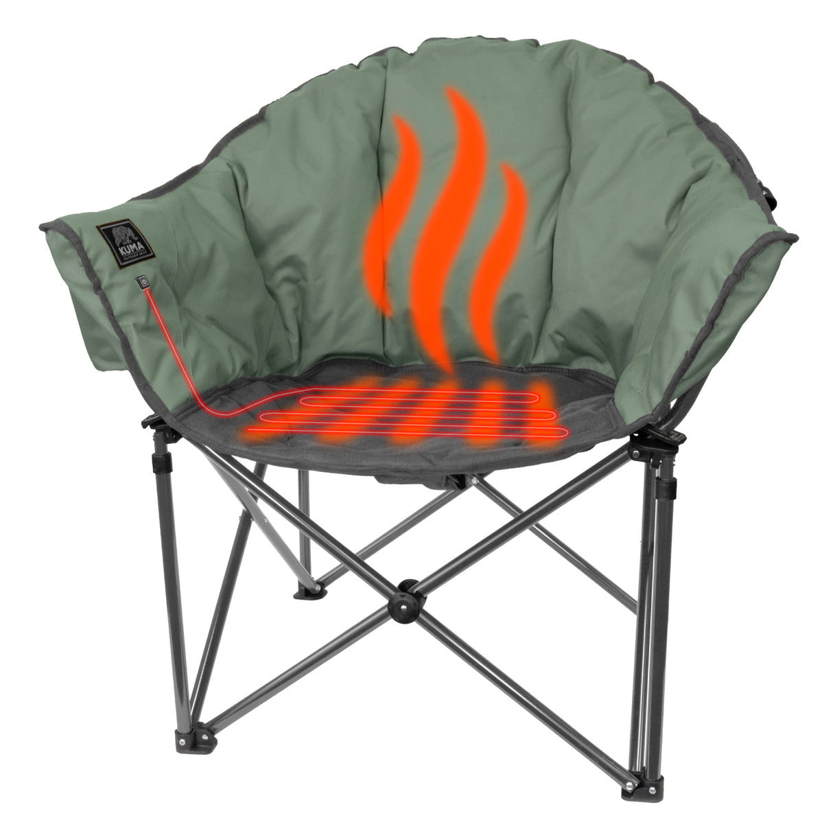 KUMA- Lazy Bear Heated Chair With Power Bank and Bluetooth