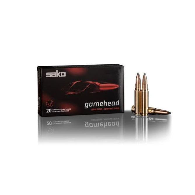 Sako- Gamehead Soft Point Ammunition- 22-250 REM, 55 Grain