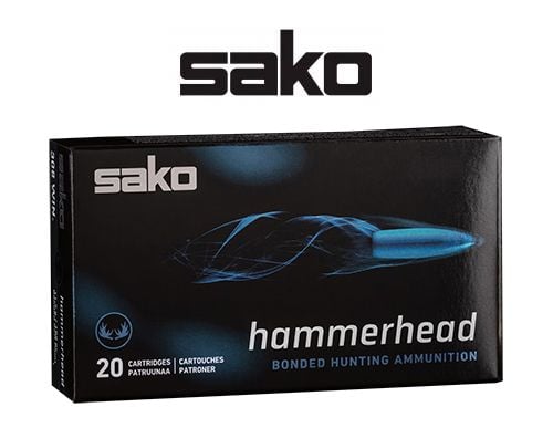 Sako- Hammerhead Bonded Soft Point Ammunition- 270 WIN, 156 Grain, 20 rounds