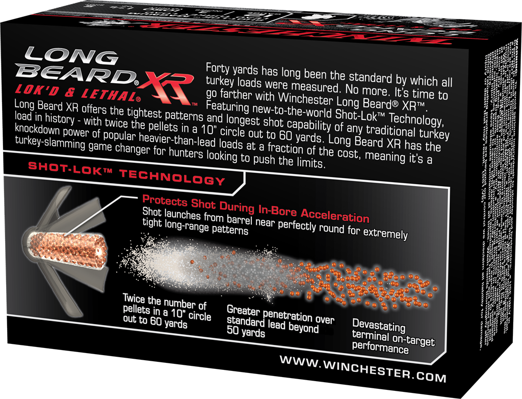 Winchester- Long Beard XR Shot Lok Magnum Ammunition- 12GA, 3", 1 7/8oz, #5