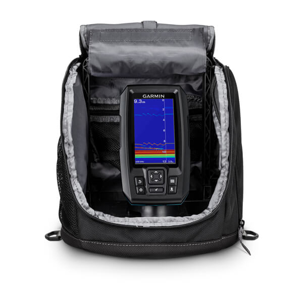 Garmin- Striker Plus 4 Ice Fishing Fish Finder Bundle