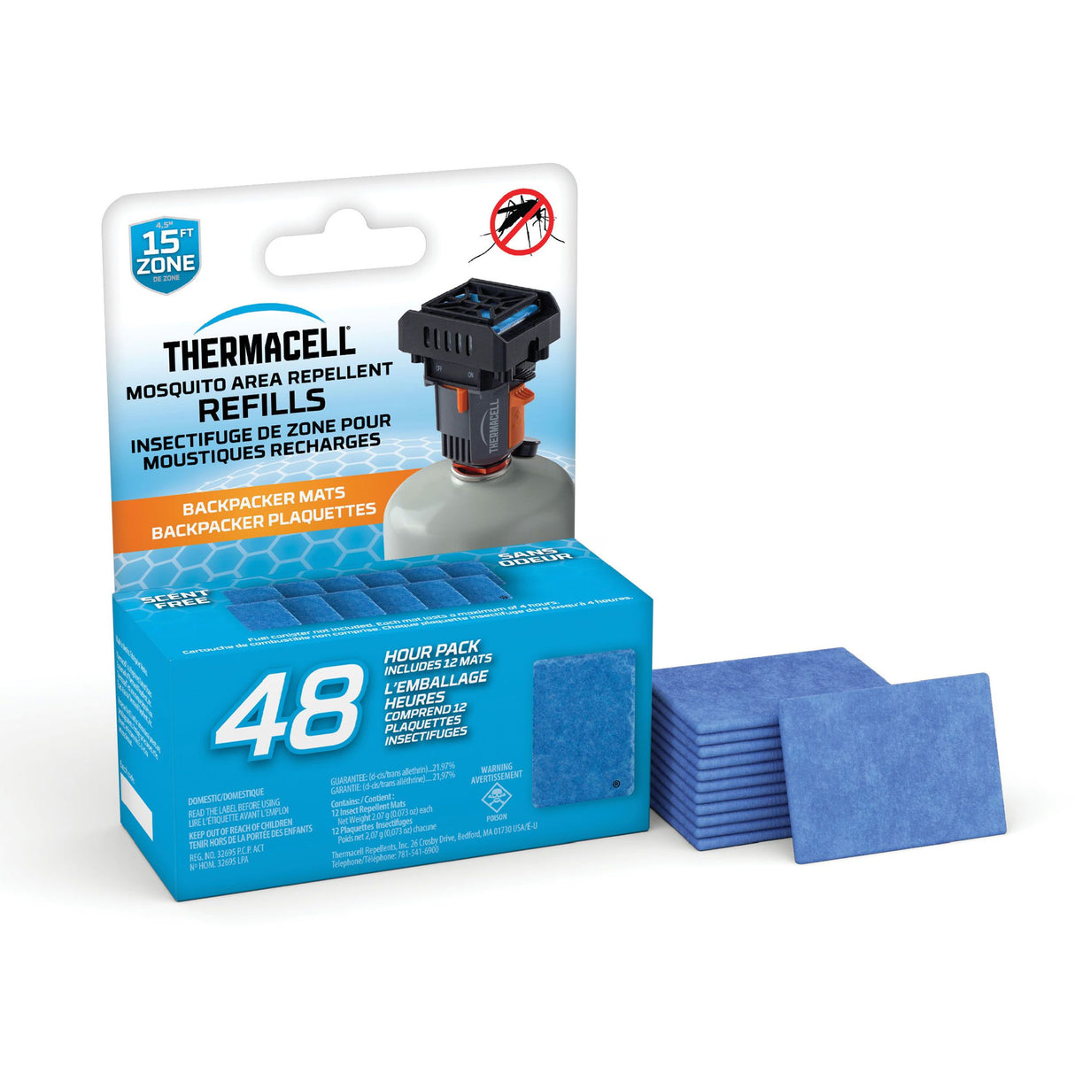 Thermacell- Mosquito Repellent Backpack Mat Refills