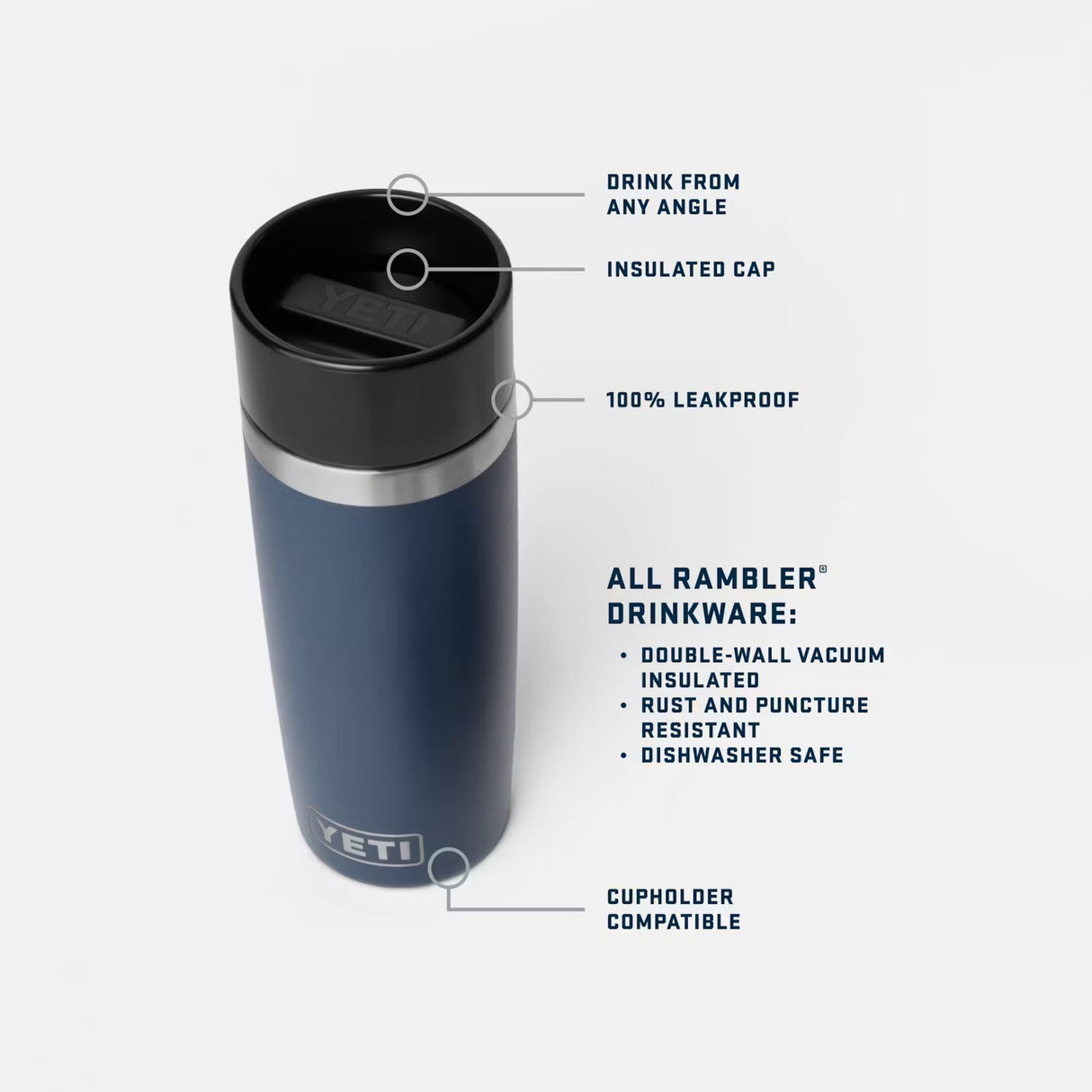 YETI - Rambler Travel Bottle with Commuter Cap
