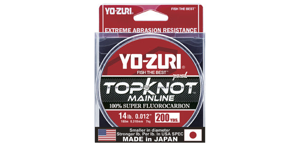 Yo-Zuri- Top Knot Mainline Super Flurocarbon Fishing Line