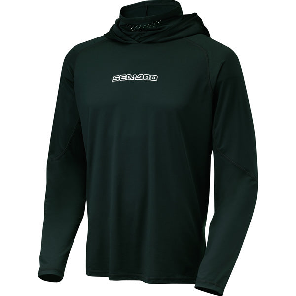 Sea-Doo- Men's UV Protection Hooded Long Sleeve Shirt