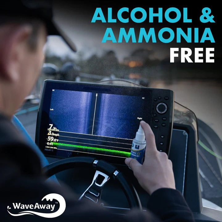 Wave Away-  Sonar and GPS Screen Cleaning Kit