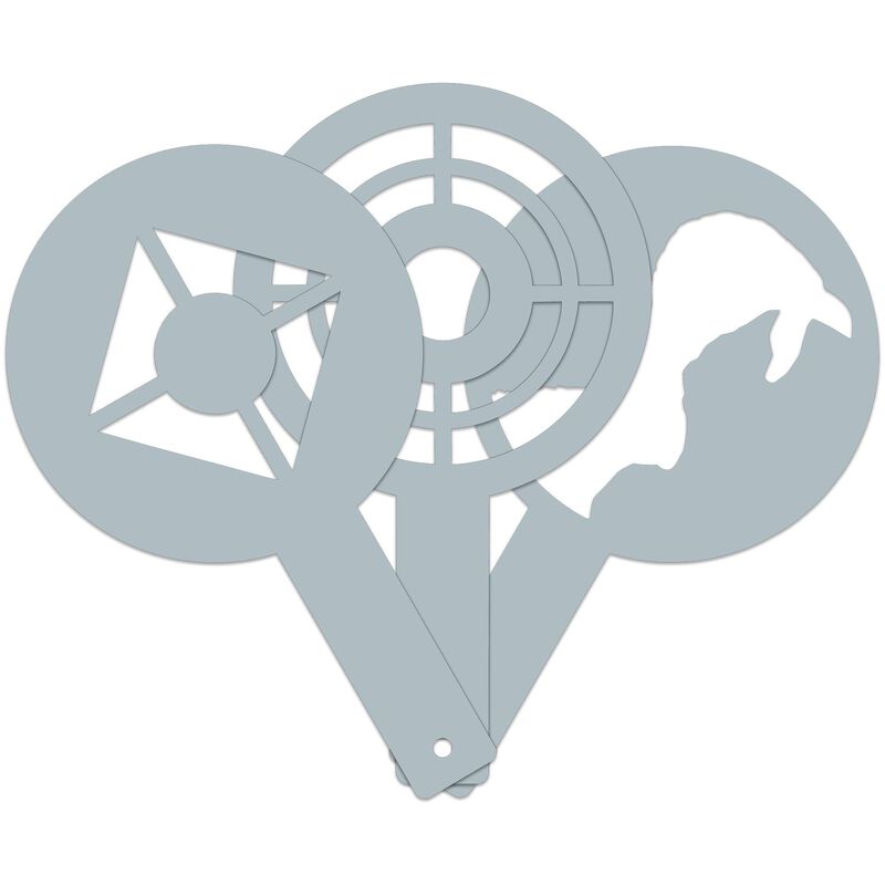 Champion- Steel Target Painting Stencils AR500 - 3 pk