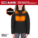 Milwaukee- Women's M12 Axis Heated Jacked