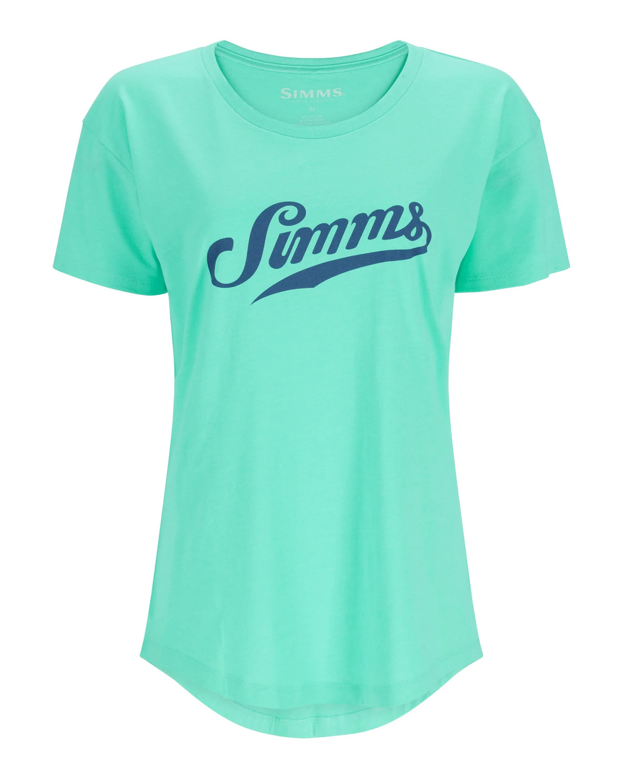 Simms- Women's Crew Script Logo T-Shirt