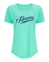 Simms- Women's Crew Script Logo T-Shirt