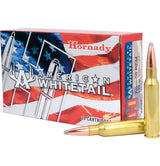Hornady- InterLock, American Whitetail Ammunition- 7mm-08 REM, 139 Grain