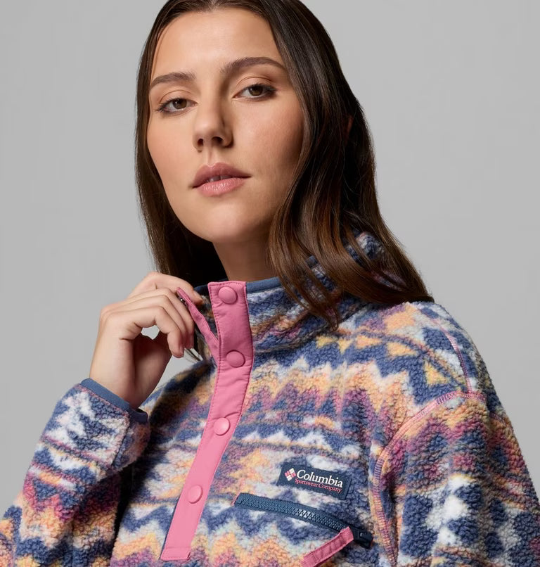 Columbia- Women's Helvetia II Cropped Half Snap Fleece Pullover