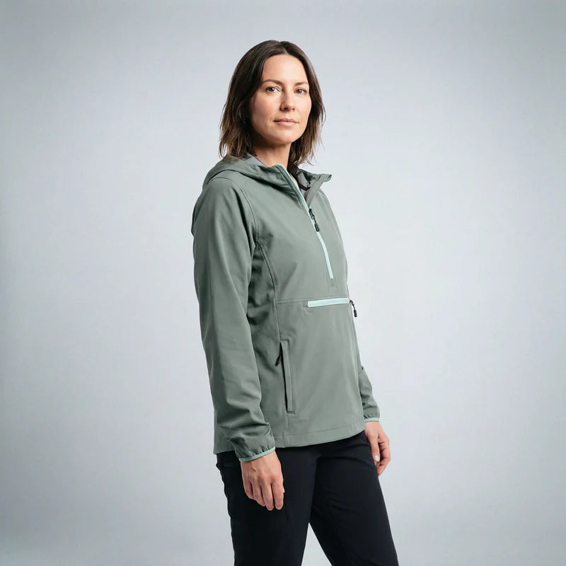 CONNEC- Women's Chelsea II Anorak Half Zip Jacket