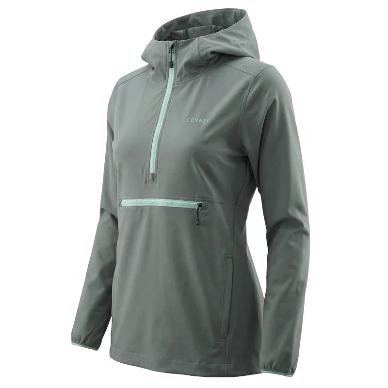 CONNEC- Women's Chelsea II Anorak Half Zip Jacket