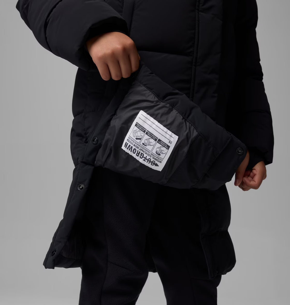 Columbia- Youth Amaze Puff Long Hooded Jacket
