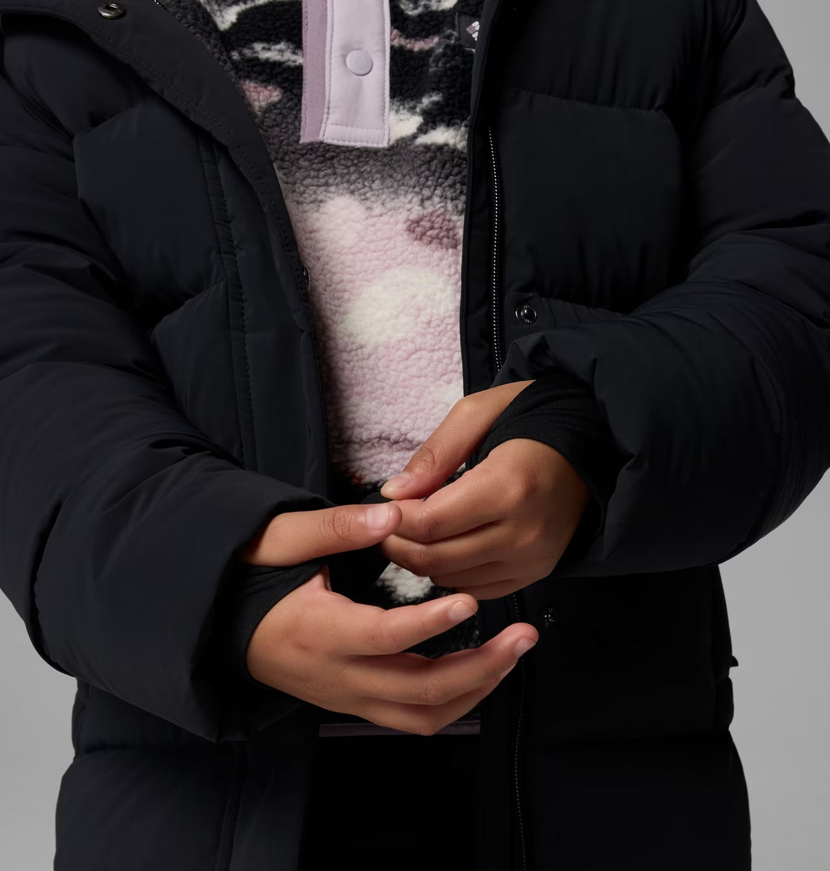 Columbia- Youth Amaze Puff Long Hooded Jacket