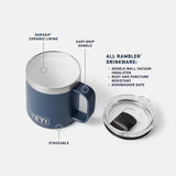YETI- Rambler Stackable Mug with MagSlider Lid
