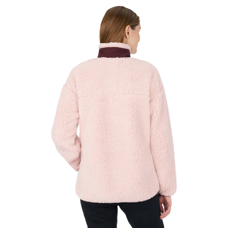 Ski-Doo- Women's Sherpa Fleece Quater Zip Sweater