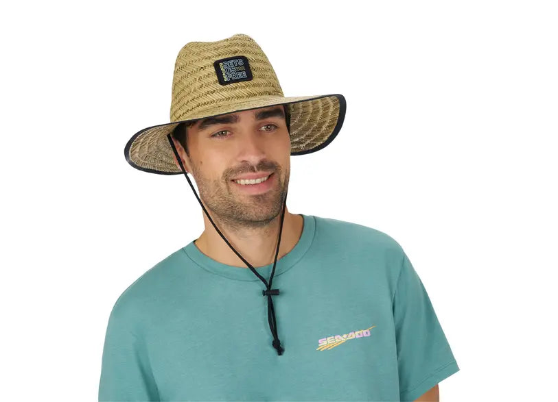 Sea-Doo- Sets Us Free Straw Hat