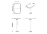 Sea-Doo- Switch Pontoon BBQ Table with LinQ Lite