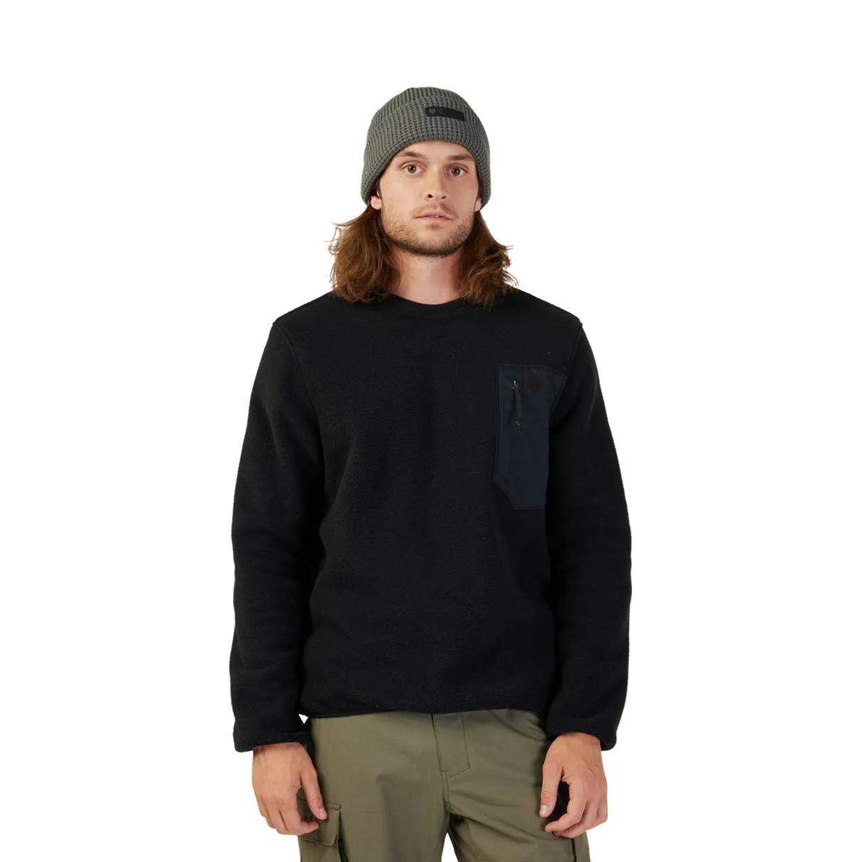 FOX- Survivalist Sherpa Fleece Crew Sweatshirt