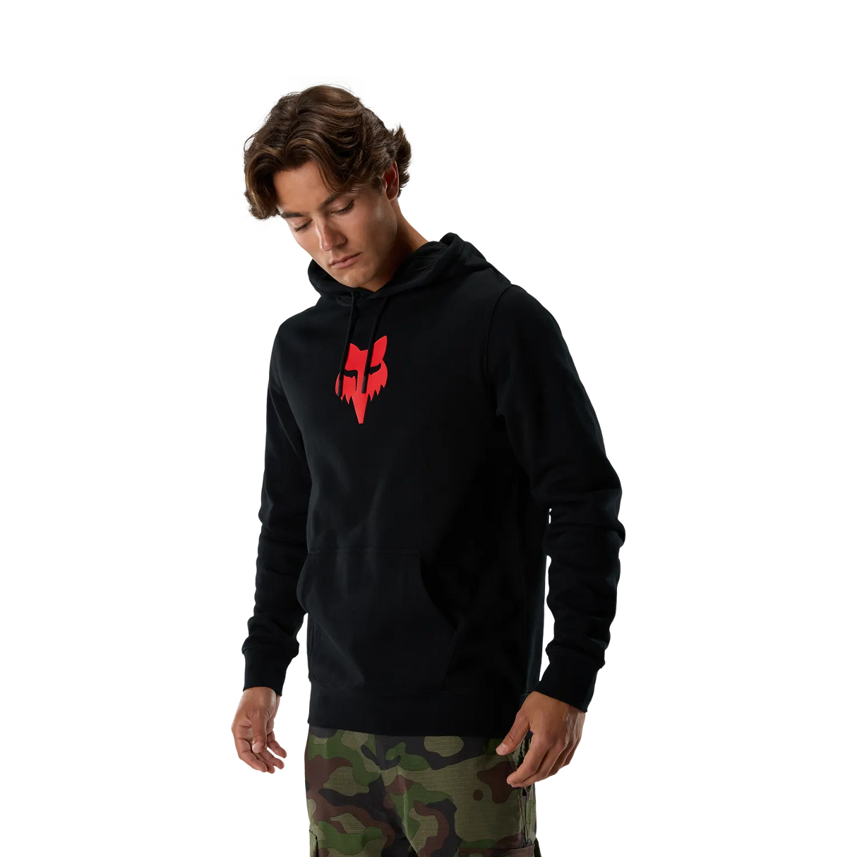 FOX- Fox Head Pullover Hoodie