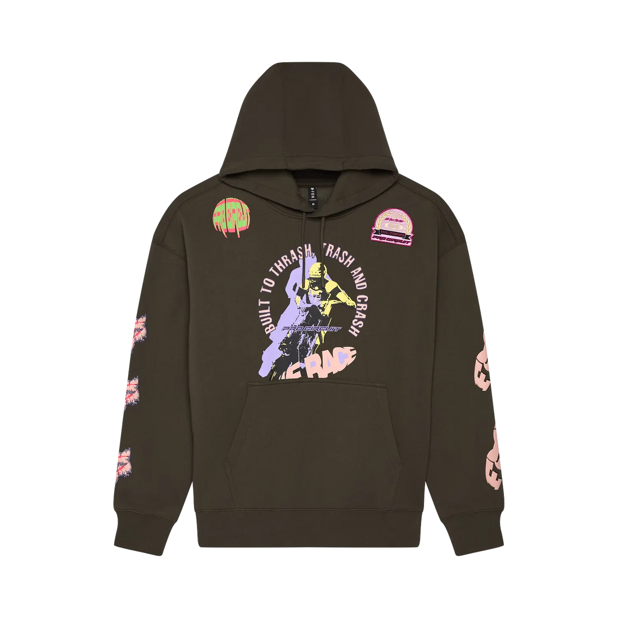 FOX- Pro Circuit Oversized Fleece Pullover Hoodie
