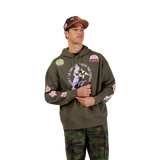 FOX- Pro Circuit Oversized Fleece Pullover Hoodie