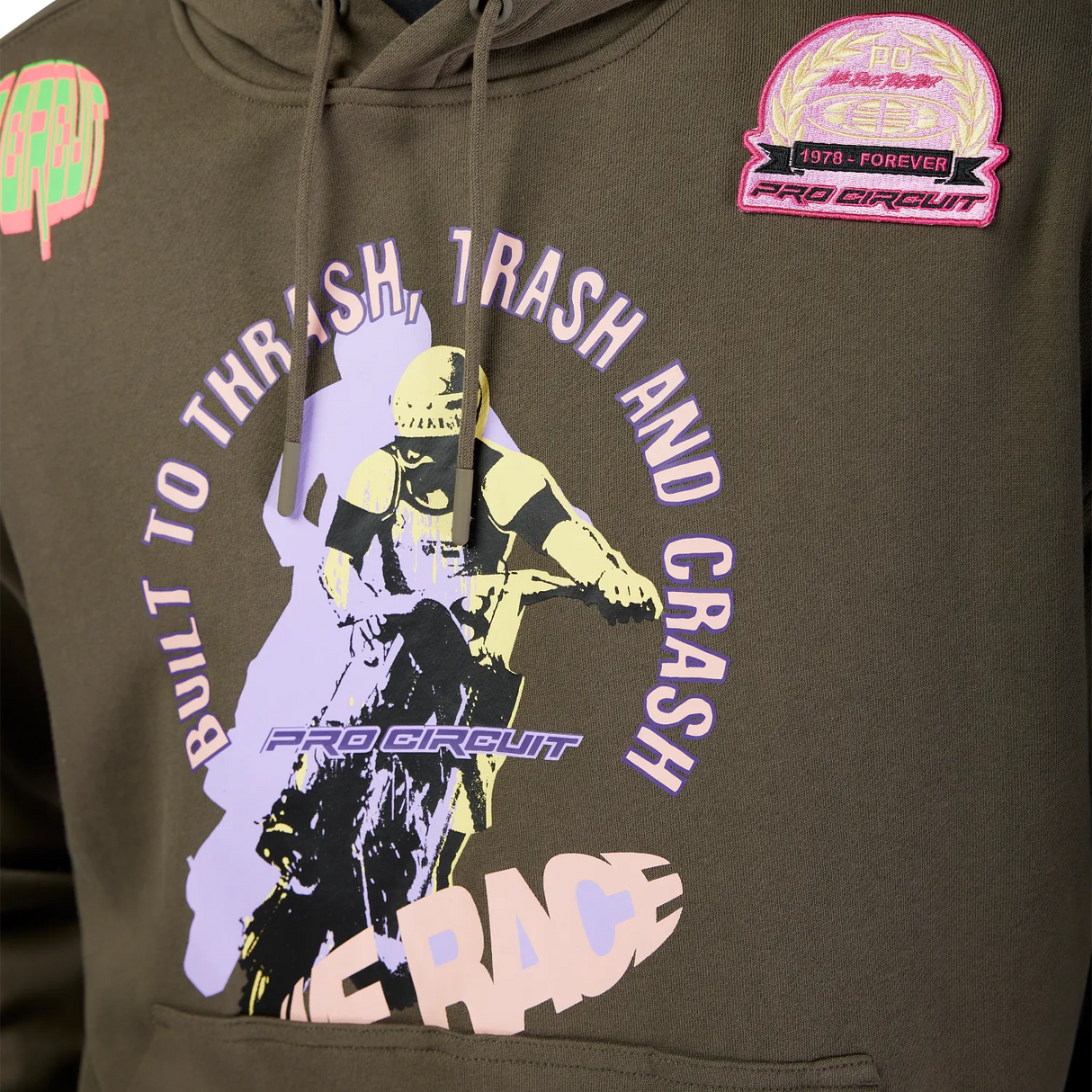 FOX- Pro Circuit Oversized Fleece Pullover Hoodie