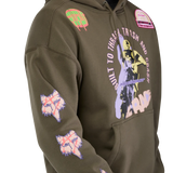 FOX- Pro Circuit Oversized Fleece Pullover Hoodie