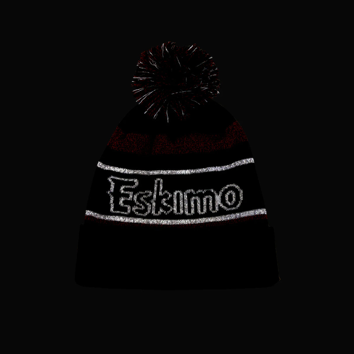 Eskimo- Reflective Pom Hat