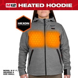 Milwaukee- Women's M12 Heated Hoodie