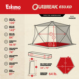 Eskimo- Outbreak 650 XD Portable Shelter