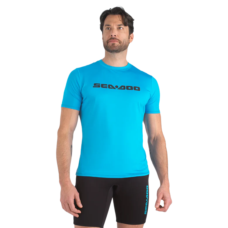 Sea-Doo- Men's Short Sleeve Rashguard Singature Tee