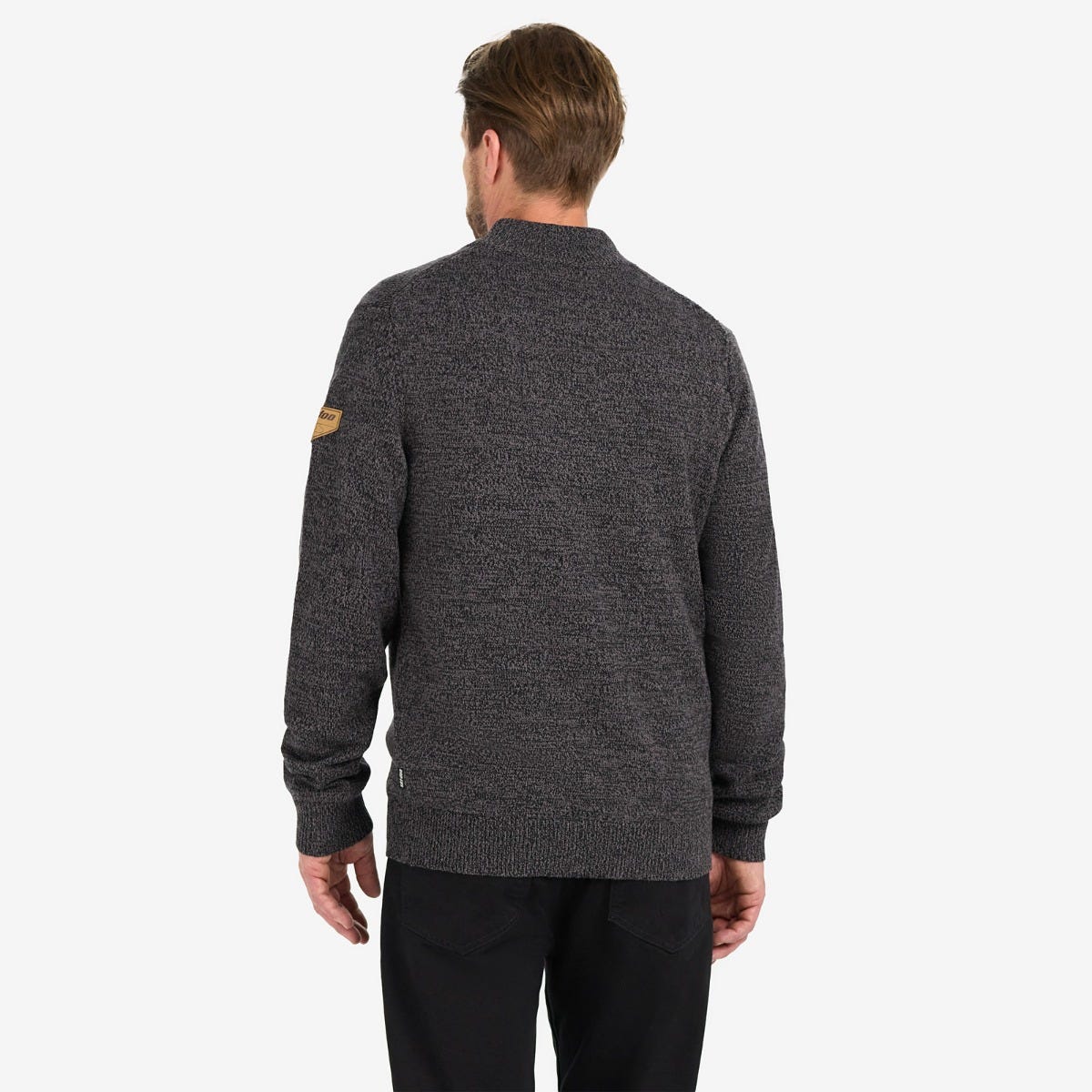 Ski-Doo- Men's Club House Quarter Zip Sweater