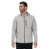 Ski-Doo- Men's Hybrid Zip Up Tech Fleece Sweater