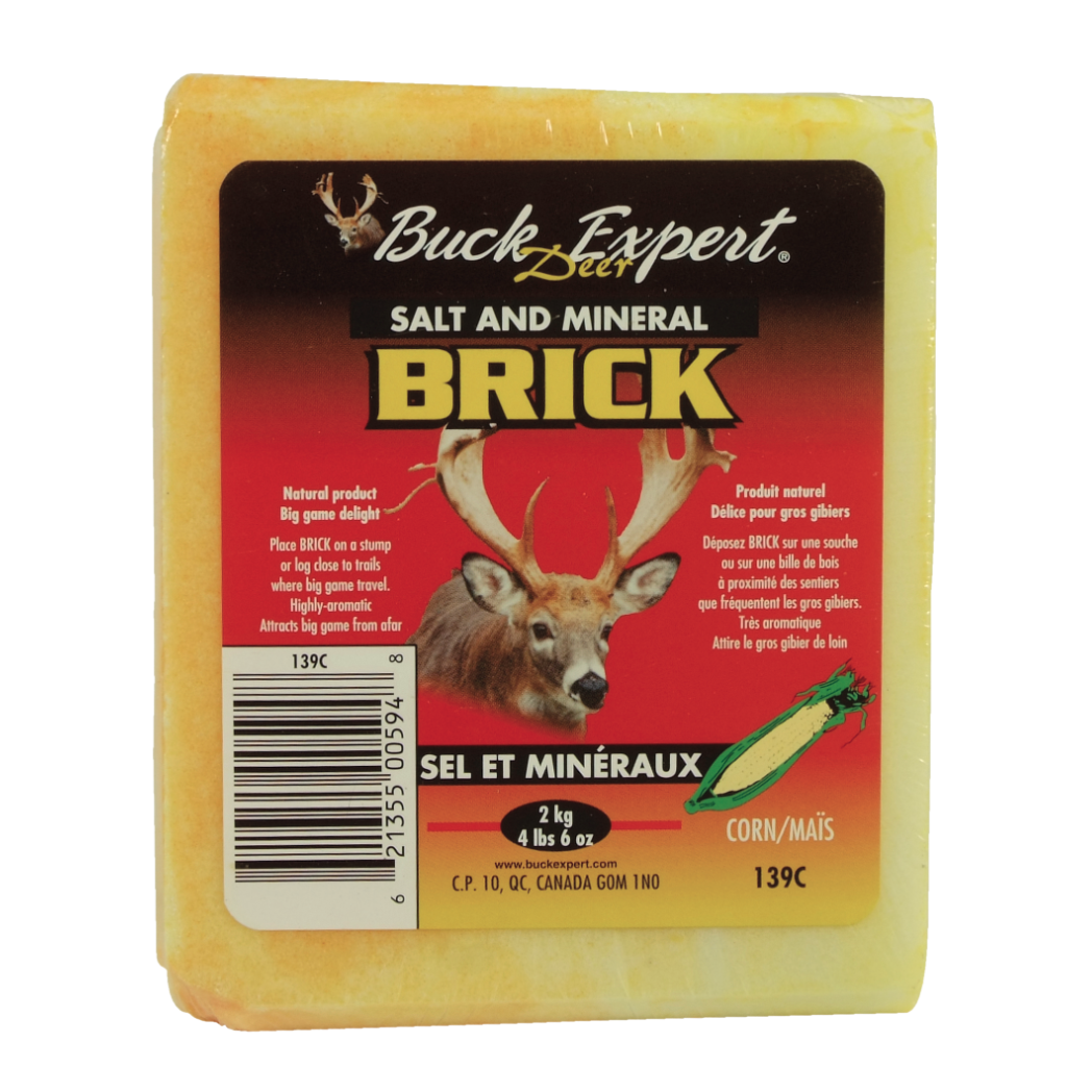 Buck Expert- Salt and Mineral Brick Animal Attractant