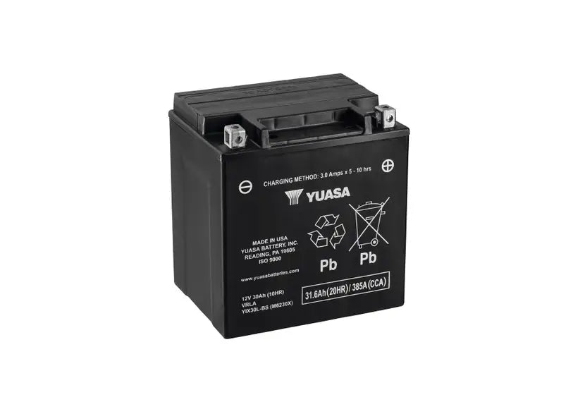 Yuasa- YIX30L- AGM Factory Activated Battery