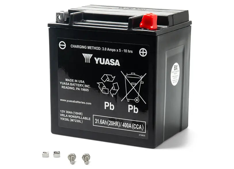 Yuasa- YIX30L- AGM Factory Activated Battery