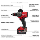 Milwaukee- M18 FUEL 1/2" Hammer Drill/ Driver Set