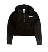 RAXFIN- "Be My' Cropped Half Zip Hoodie
