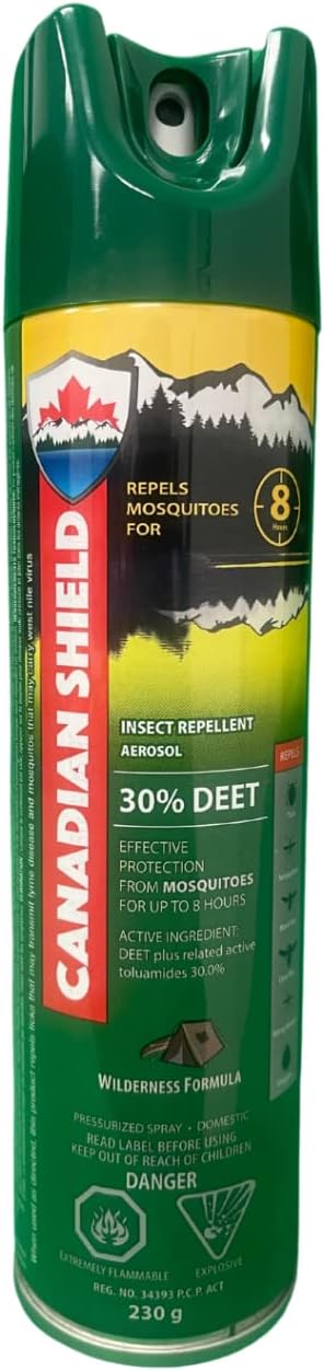 Canadian Shield- Insect Repellent Aerosol Spray, 30% DEET
