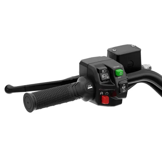 Can-Am- Integrated Heated Grips and Thumb Throttle Combo