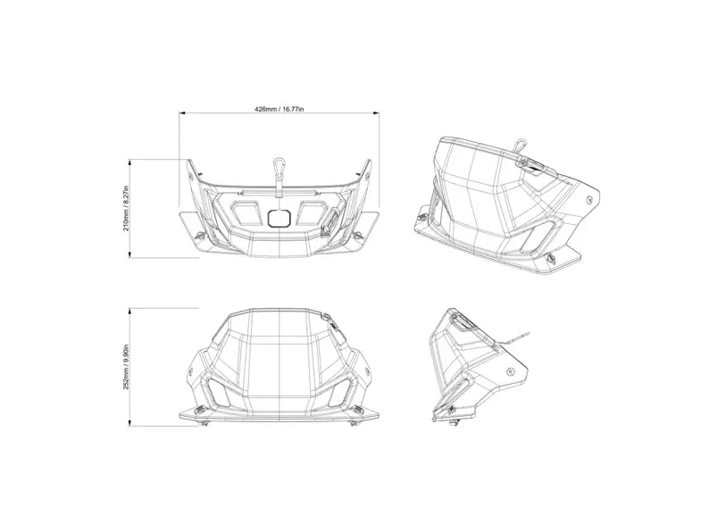 Can-Am- Outlander Console Extension