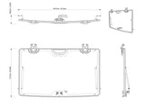 Can-Am- Defender and Defender HD11 Flip Glass Windshield