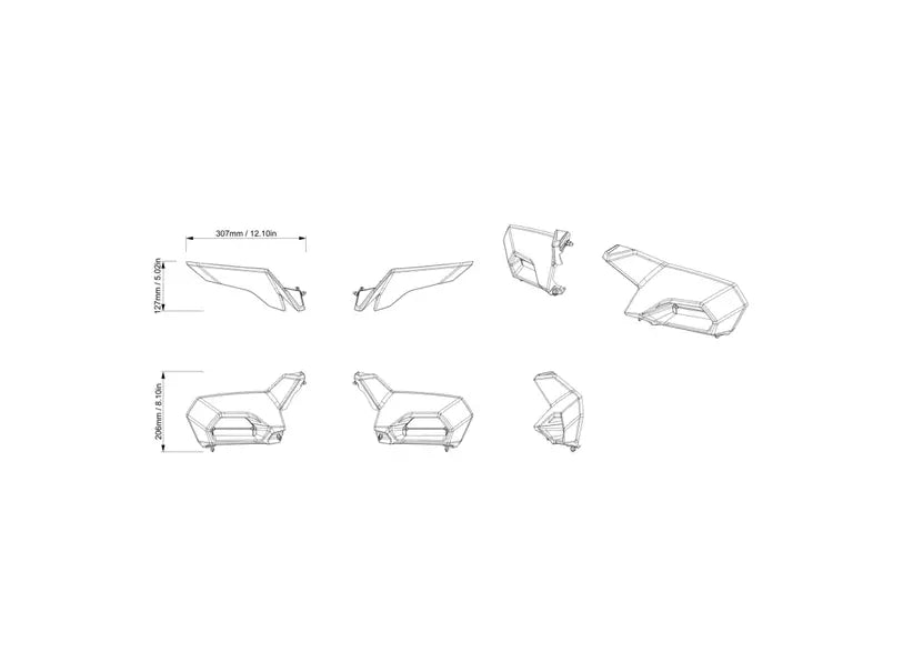 Can-Am- Outlander Adventure Side Wind Deflectors