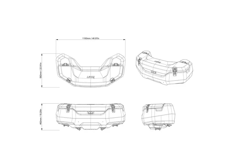 Can-Am- Outlander LinQ 139L Trunk Box
