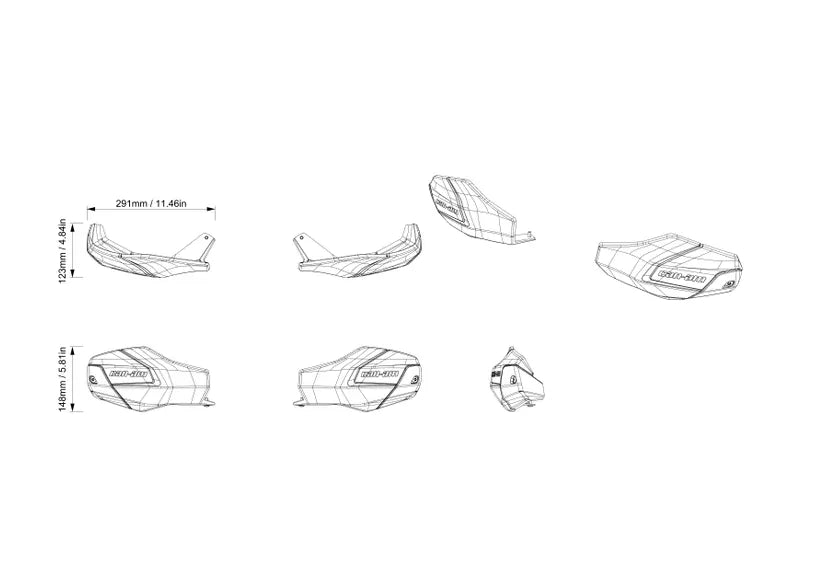 Can-Am- Outlander XT Handguards